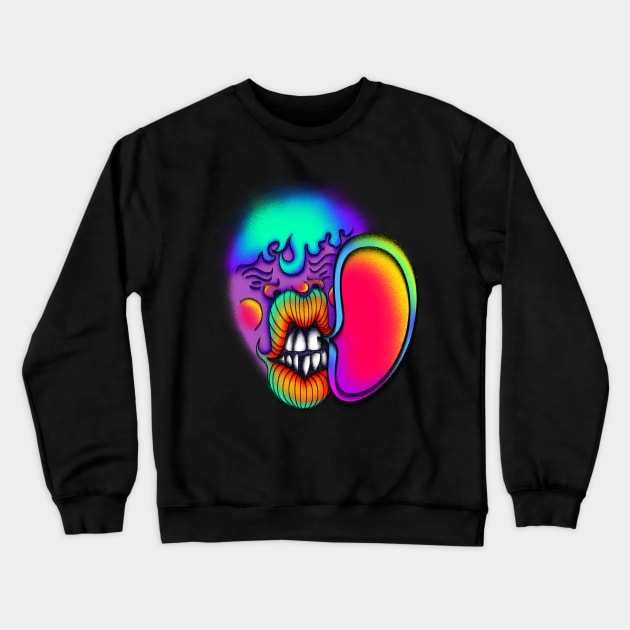 Say it Crewneck Sweatshirt by EGGnTEDDY